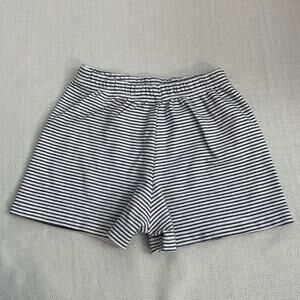 Baby‎ Loren Pima Cotton Black and white stripe shorts size 18-24 mo